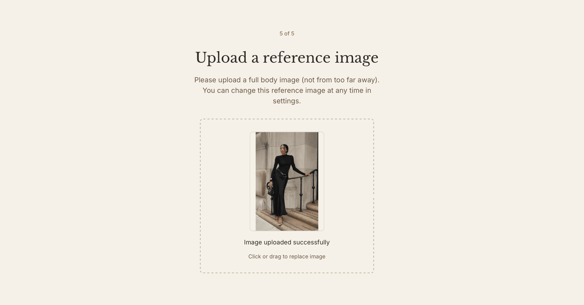 Upload Your Reference Image